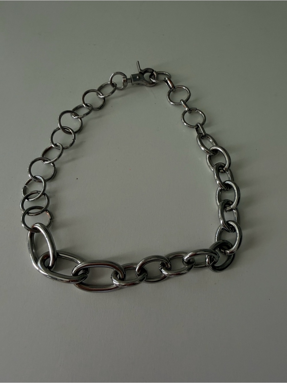 Tilly's Silver-Tone Chunky Link Necklace
